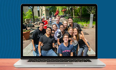 Still of opening Campus Express Video Image